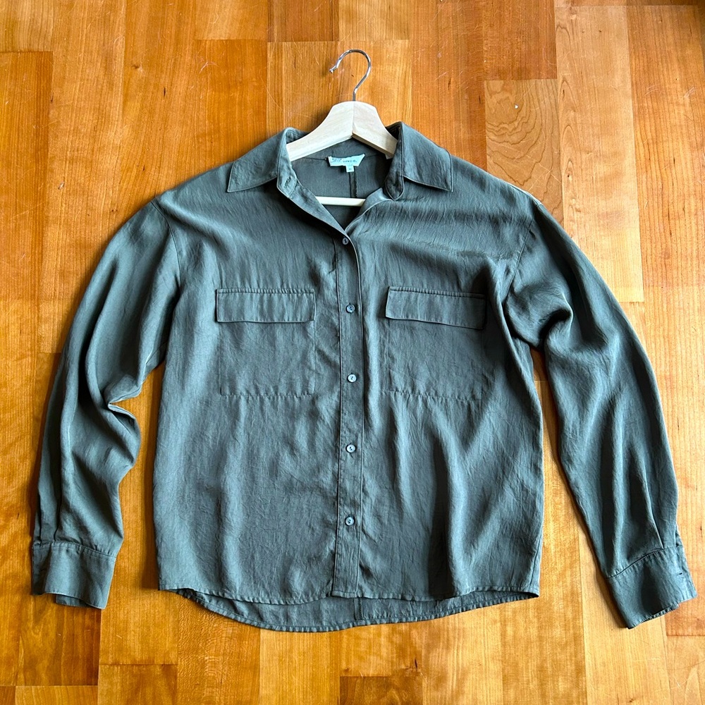 Vince button-up